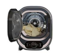 Secadora De Condensación Portátil, Lavadora Eléctrica Compacta Con Capacidad De 0,8 Kg, Cubo Interior De Doble Capa, Doble Control De Temperatura Y Bajo Nivel De Ruido, Secado Rápido De 360°, Para Us