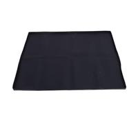 Secadora de lavadora Top Mat de silicona Silicona Cubierta protectora Top para sala de lavandería Duración resistente a los rasguños 50x60 cm (Negro)