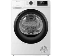 Hisense DHQE800BW2 secadora Independiente Carga frontal A++ Negro, Blanco