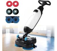 Secadora de suelo, capacidad industrial, máquina profesional con cepillos giratorios dobles y tanques de 4,5 L + 7,5 L para uso doméstico y comercial, ideal para almacenes y fábricas