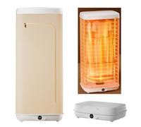 Secadora eléctrica 1000 W portátil plegable mini con control remoto, temporizador inteligente, calefacción PTC, circulación de aire caliente, secadora compacta para casa, dormitorio, viaje