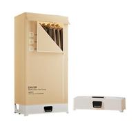 Secadora eléctrica portátil plegable 1500W, máquina de secado 540L, temporizador inteligente, circulación de aire caliente, mini secadora silenciosa y segura para uso diario en casa