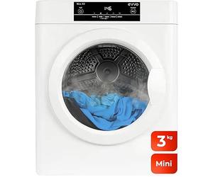 Secadora evvo mini s3, 3 kg, evacuación, blanco