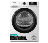 Hisense DHQE800BW2 secadora Independiente Carga frontal A++ Negro, Blanco