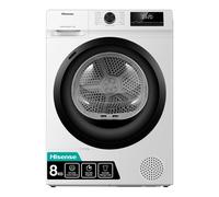 Hisense DHQE800BW2 secadora Independiente Carga frontal A++ Negro, Blanco