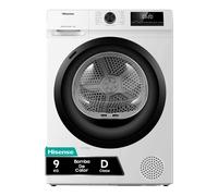 Secadora de bomba de calor Hisense DHQE900UWDC 9 kg Clase D antihuellas Allergy Care