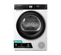 Secadora HISENSE Serie 3S DH3S902BWCC (9/9 kg - Bomba de Calor - Blanco)
