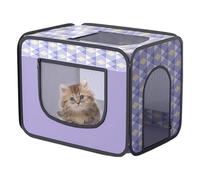 secadora para gatos, cámara de secado plegable y transpirable para | mascotas, diseño de jaula de perrera suave portátil, tienda de campaña de secado antipelo, de aseo ventilada segura para