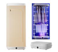 Secadora plegable portátil 1000 W eléctrica mini con control remoto, temporizador inteligente, circulación de aire caliente, secadora compacta para casa, dormitorios, viaje, apartamentos