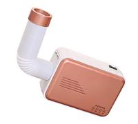 Secadora Portátil para Ropa y Zapatos, Mini Secadora para Viajes en Casa, Negocios, Edredones (Oro Enchufe Redondo de la UE)