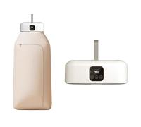 Secadora portátil plegable 600W, mini secadora compacta con calentamiento rápido y temporizador para apartamentos, dormitorios y viajes(110V)