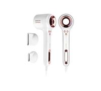 Secadora Sencor SHD 9100RS, motor BLDC 10000 rpm, 1500 W, 3 velocidades, 4 temperaturas, ionización, 2 puntas magnéticas