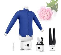 Secadora y plancha automática de aire caliente, Secadora y planchadora para camisas, Temperatura y tiempo ajustables, Eliminador rápido de arrugas, Para camisas, pantalones, zapatos y faldas Standard