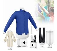 Secadora y planchadora automática de camisas, maniquí secador y planchador, eliminador de arrugas portátil e inflable para prendas: para camisas, pantalones, zapatos y f Standard+SkirtMouldDryingHood