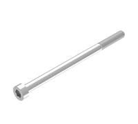 SECCARO Juego de 20 tornillos cilíndricos M8 x 100 mm, de acero inoxidable V2A VA A2, DIN 912 / ISO 4762, con seis cantos huecos, rosca parcial