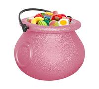 Secchiello Di Caramelle Di Halloween - Caramelle Borsa Di Dolcetto O Scherzetto | Sacchetto Di Caramell Di Zucca | Pentolino Riutilizzabile, Oggetti Decorativi per Eventi Festivi, Bambini, Adulti, B
