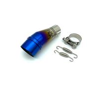 Sección Cola Escape Accesorios Antideslizantes para Motocicleta Adaptador Sistema De Escape Enlace Medio para Kawasaki Z250 para Ninja 250 300 2013-2016(Style 2)