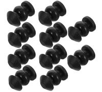 SECFOU 10 Bolas Amortiguadoras de Goma Negra para Drone Gimbal, Absorción de Choque Mejorada y Forma Esférica, Material de Goma Resistente para Vuelo Estable