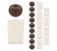 SECFOU 10 Piezas de Puentes para Erhu de Espuma y Madera Accesorios para Instrumento Musical Erhu Silenciadores para Práctica y Reducción de Volumen Piezas de Reemplazo