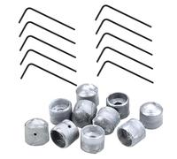 SECFOU 10piezas Botones De Guitarra De Plástico Para Guitarra Eléctrica De Reemplazo De Perillas De Volumen Para Partes De Eléctrica