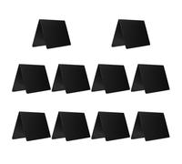 SECFOU 10piezas Mini Pizarras de Tiza para Mensajes Etiquetas Decorativas para Boda y Hostelería Tableros Pequeños Reutilizables para Escritos y Señalización
