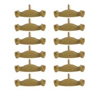 SECFOU 12 Piezas Patas de Repuesto para Soporte de Hombro de Violín 1/10-1/8-1/4, de Goma Antideslizante para Reposabrazos y Agarre Seguro, Accesorios para Violín y Viola, Uso Profesional