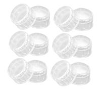 SECFOU 12 Piezas Tapas Antisalpicaduras para Coctelera de Tapas Reutilizables para Vaso Mezclador Cubierta Práctica y Resistente para Preparación de Bebidas