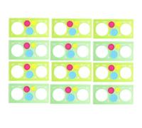SECFOU 12 Plantillas de Dibujo, Reglas Transparentes de Plástico Reutilizables, Coloridas y Variadas, Moldes de Pintura Multiusos para Manualidades y Actividades Color Color Aleatorio