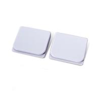 SECFOU 2 Clips Autoadhesivos para Cortina de Ducha Blancos de Abs, Resistentes al Viento y Antifugas, Accesorios para Baño Que Sujetan y Protegen contra Salpicaduras