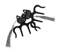 SECFOU 2 Piezas Clip de Partitura para Piano Metálico Soporte para Libros de Piano Clip Forma de Gato de Dibujos Animados