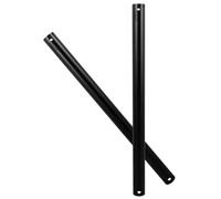 SECFOU 2 Piezas Varilla Alargadora de Metal en Color Negro Opaco para Ventilador de Techo Compatibilidad y Reducción de Movimientos Adecuado para Uso en Techos Elevados y Escaleras