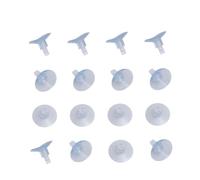 SECFOU 20piezas Unidades Ventosas para Acuario Clips para Tubos de Aireación Soporte Firme para Bombas de Agua y Sistemas de Oxígeno Peceras