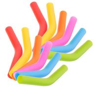 SECFOU 24 Piezas de Puntas de Pajita de Silicona Reutilizables Diámetro Interior de 8mm para Pajitas de Acero Inoxidable Ligeras y Resistentes