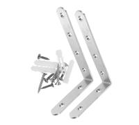 SECFOU 2piezas Anclajes Para Muebles Anti-tipado Kit De Seguridad Para Soportes Ángulo Para Fijar Estanterías La Pared Prevención De Accidentes El Hogar