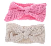 SECFOU 2piezas Diademas De Niña Lazo Para Bebés y Niñas Pequeñas Accesorios De Cabello Para Cumpleaños y Ocasiones Especiales