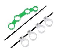 SECFOU 2piezas Herramienta De Expansión De Dedos Para Guitarra Entrenador De Fuerza y Flexibilidad Para Principiantes De Instrumentos Musicales