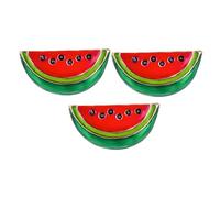 SECFOU 3 piezas Broche de Sandía Mini Pin de Solapa Creativo para Mujer Clip para Cardigan y Cuello Accesorio Adorable y Seguro para Ropa y Chal