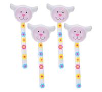 SECFOU 4 Piezas de Animales Inflables de Pvc Reutilizables para Fiestas Infantiles Diseño Creativo de Cordero Blanco, Ideales para Decoraciones y Reuniones Escolares