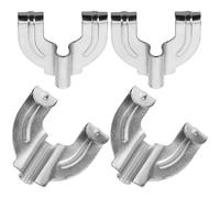 SECFOU 4 Piezas de Gancho de Garra para Batería de Aleación de Aluminio, Diseño Único, Portátil y Versátil para Práctica en Casa y Presentaciones Excelentes