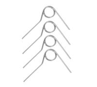 SECFOU 4 Piezas Muelles Metálicos para Armónica Muelles de Tensión para Reparación Sonido Repuestos Resistentes y Elásticos para Armónica Adecuados para Músicos Principiantes y