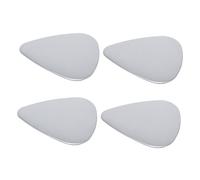 SECFOU 4 Púas de Acero Inoxidable para Acero Inoxidable Resistentes al Desgaste Tono Brillante para Guitarra Eléctrica y Ukelele para Músicos Clásicos y Acústicos