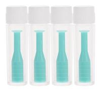 SECFOU 4piezas Kit Ventosas para Lentillas con Estuche Inserción y Extracción de Lentes Rígidas y Rgp Herramienta Antideslizante para Viaje y Uso Diario Color Verde