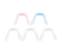 SECFOU 5 Almohadillas Nasales Diseño Moderno Antideslizantes de Silicona Flexible Pieza, Cómodas y Versátiles para Gafas para Todas Ocasiones
