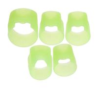 SECFOU 5 Fundas Para Uñas De Pipa: Funda Para Dedos De Pipa Para Principiantes, Ideal Para Coser A Mano, Manualidades, Dinero, Clasificar Papel Y Hacer Papeleo.