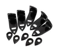 SECFOU 5 Juegos de Cojines y Soportes para Pulgar de Saxofón, Kit de Alivio para Saxofón Alto y Tenor, Color Negro, Accesorios Ideales para Práctica y Comodidad del Músico