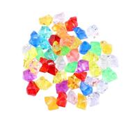 SECFOU 50 Piezas de Piedras de Cristal Acrílico de Plástico Transparente para Decoración de Jarrones y Acuarios, Ideales para Relleno y Eventos como Cumpleaños Color Color Aleatorio