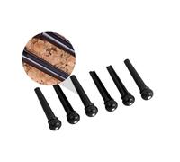 SECFOU 6piezas Pom Puente De Guitarra Clavijas De Cuerda Accesorios Para Guitarras Acústicas y Eléctricas