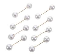 SECFOU 8 piezas Broches con Perlas Elegantes para Mujer de Imperdibles Decorativos para Ropa Sujetadores Ocultos Antideslizantes para Suéteres y Vestidos