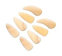 SECFOU 8 Piezas de Cubiertas para Uñas de Guzheng Protector de Dedos de Guzheng Dispositivo de Práctica para Principiantes Protección Suave Sonido Cálido