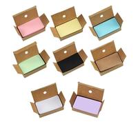 SECFOU 800 Unidades Tarjetas para Escribir a Mano DIY para Ejercitar Vocabulario y Manualidades con Diseño Simple para Oficina y Escuela Color Aleatorio